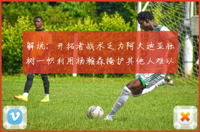解说：开拓者战术乏力阿夫迪亚独树一帜利用杨瀚森掩护其他人难以配合
