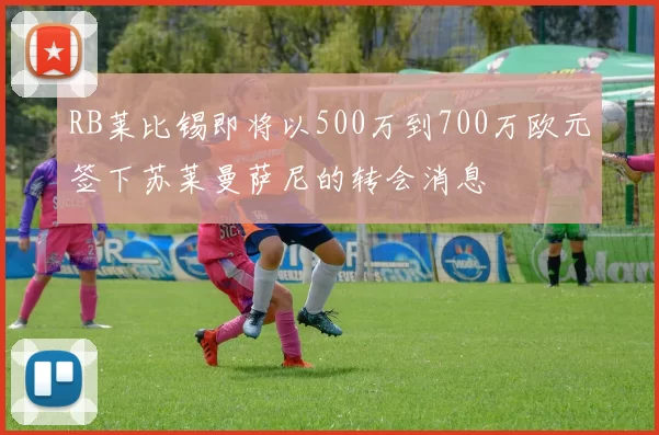 RB莱比锡即将以500万到700万欧元签下苏莱曼萨尼的转会消息